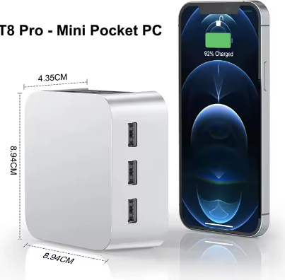 Soyeer N95 N200 Super Mini PC T8 PLUS Max 3.4GHz DDR5 8G M.2 2242 NVMe mini computer - Image 3