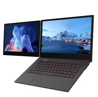 SOYEER Laptop Core I7 1255U X1 Dual Screen DDR4 16GB RAM 1TB SSD 14 Inch IPS 360 Degree