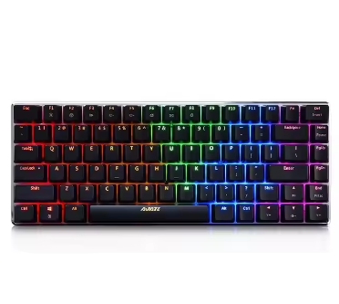 Ajazz AK33 Anti - Ghosting Compact 82 Keys Backlit Pc Mechanical Keyboard